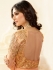 Peach color party wear georgette anarkali